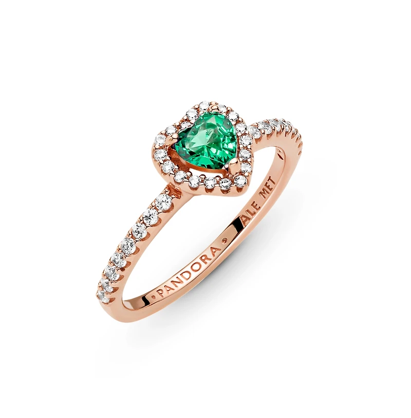 Pandora Cubic Zirconia Timeless Sparkling Elevated Heart Ring