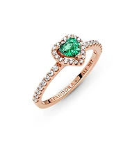 Pandora Cubic Zirconia Timeless Sparkling Elevated Heart Ring