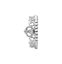 Pandora Cubic Zirconia Moments Princess Tiara Crown Ring