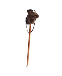 Aurora X-Large Dark Brown Pony Giddy-Up Friends Rideable Plush Toy