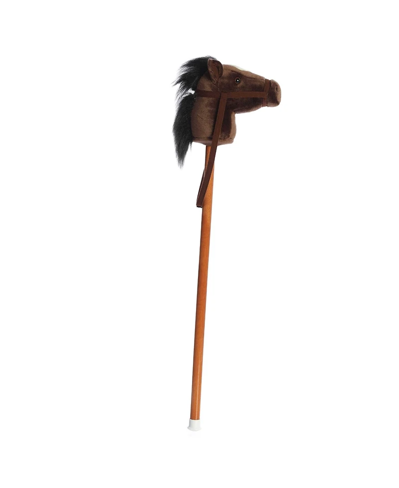 Aurora X-Large Dark Brown Pony Giddy-Up Friends Rideable Plush Toy
