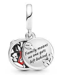 Pandora Sterling Silver Disney Lilo Stitch Family Dangle Charm