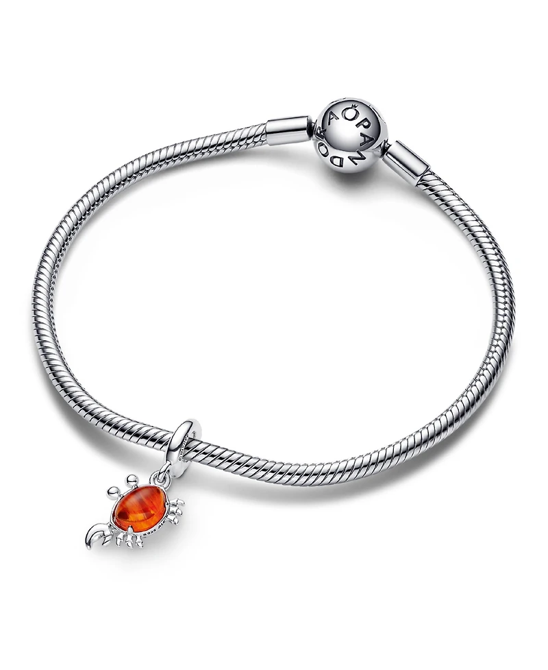 Pandora Sterling Silver Disney the Little Mermaid Sebastian Crab Dangle Charm