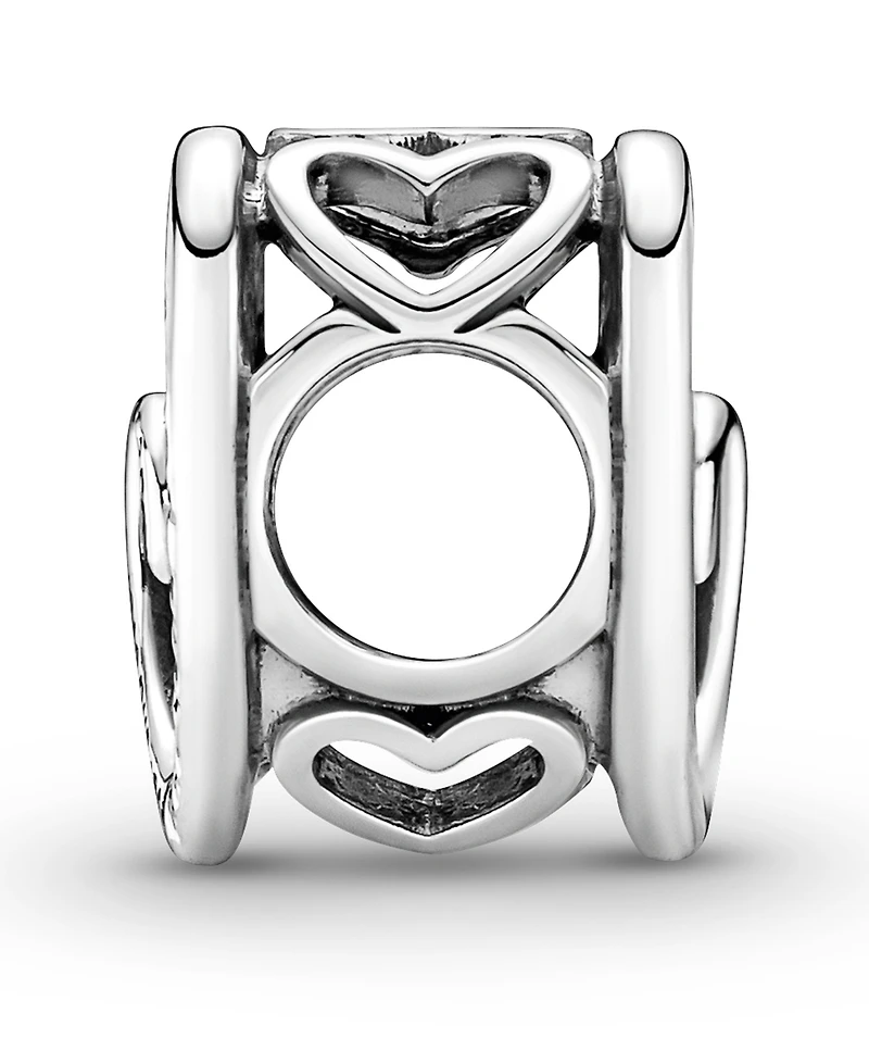 Pandora Sterling Silver Entwined Infinite Hearts Charm