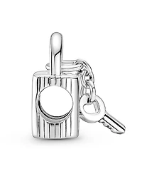 Pandora Sterling Silver Padlock Heart Key Charm