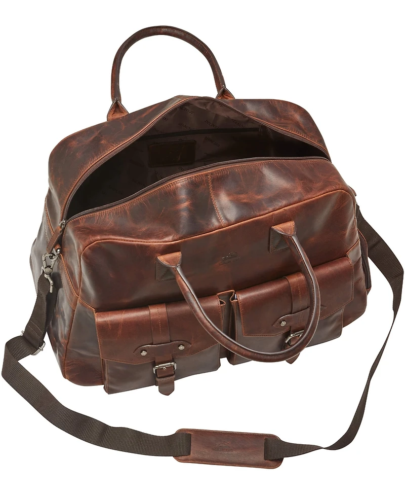 Mancini Men's Buffalo Classic Duffel Bag