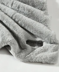 Kenneth Cole Reaction Solid Faux Fur Throw, 60x50