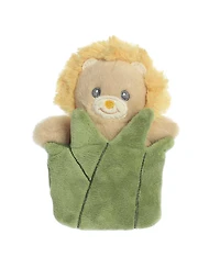 ebba Small Leo Lion Pocket Peekers Playful Baby Plush Toy Yellow 5.5"