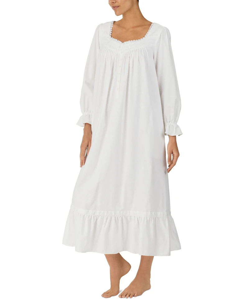 Eileen West Women's Cotton Flannel Ballet Nightgown