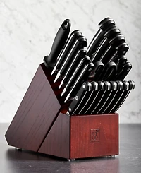 Zwilling Pro 22-Piece Knife Block Set with Forged Steak Knives