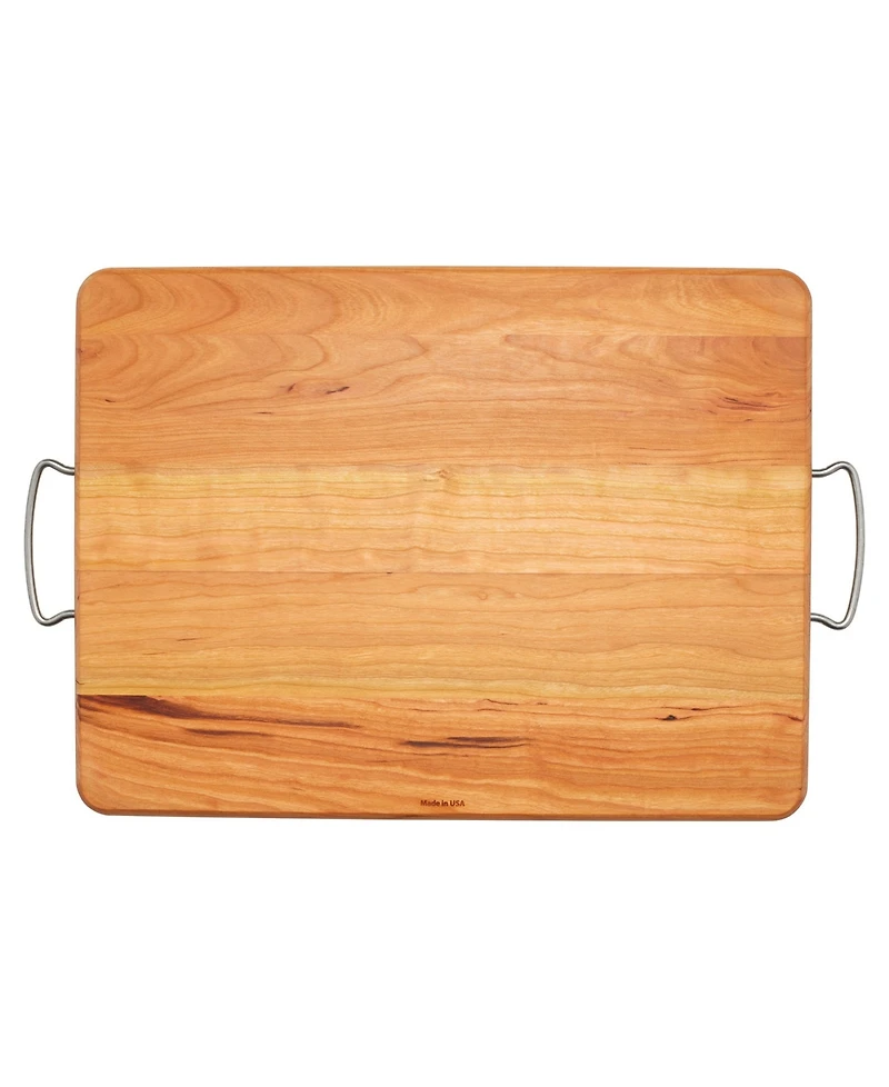 Zwilling Cherry Wood Carving Board with Handles