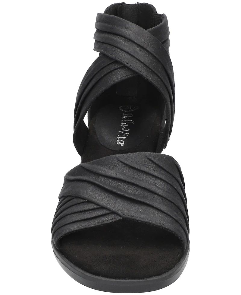 Bella Vita Women's Quinnell Block Heel Sandals