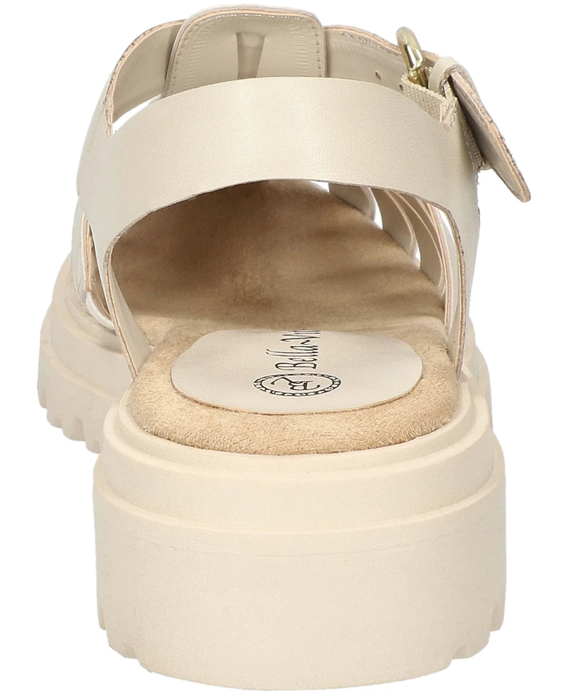 Bella Vita Women's Sinclaire Lug Sole Fisherman Sandals