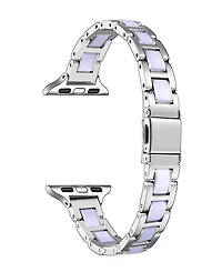 Posh Tech Women's Amelia Skinny Stainless Steel Band for Apple Watch Band Size- 42mm, 44mm, 45mm, 49mm