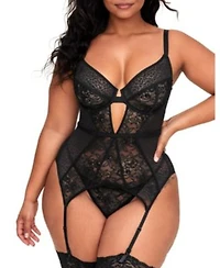 Lynn Top Bottom Corset Set Plus Size