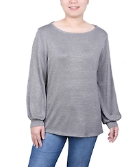 Ny Collection Women's Long Sleeve Tunic Top