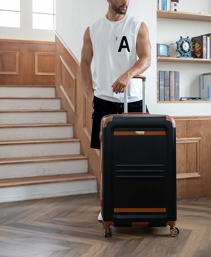 V19.69 Italia Vintage-Like 3 Piece Expandable Retro Luggage Set