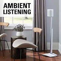 Sanus WSSA1 Adjustable Height Wireless Speaker Stand for Sonos One, Play:1, and Play:3 - Each