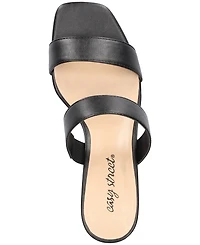 Easy Street Women's Clovelle Slip-On Block Heel Sandals