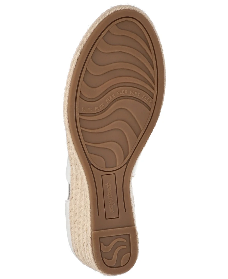 Easy Street Women's Pari Slip-On Espadrille Wedges Sandals