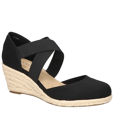 Easy Street Women's Pari Slip-On Espadrille Wedges Sandals