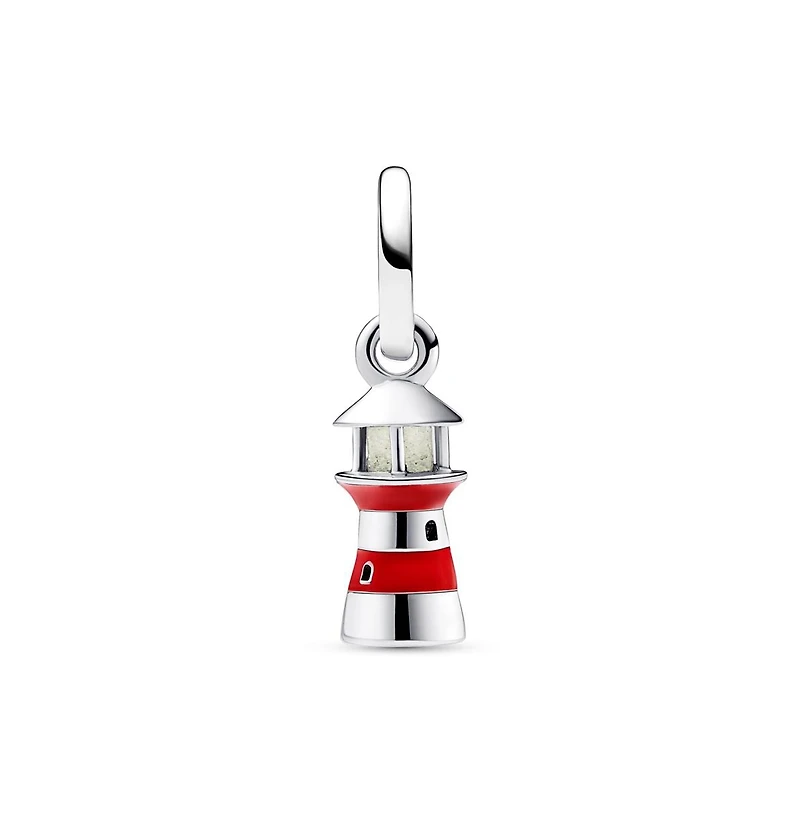 Pandora Sterling Silver Glow-in-the-Dark Lighthouse Dangle Charm