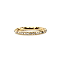 Pandora Cubic Zirconia Signature Sparkle Hearts Ring