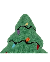 Christmas Tree Shaped Hooked pillow
