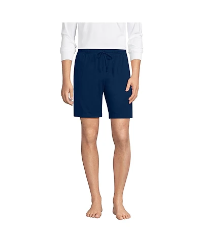Lands' End Men's Big Knit Jersey Pajama Shorts