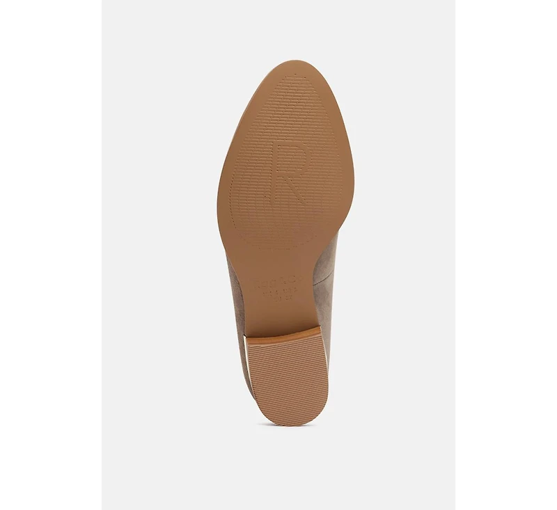 Anna Suede Leather Loafers Women