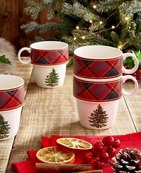 Spode Christmas Tree Tartan Dinnerware Collection