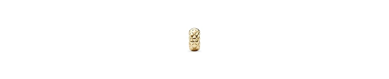 Pandora 14k Gold-Plated Unique Metal Blend Studded Fixed clips charm