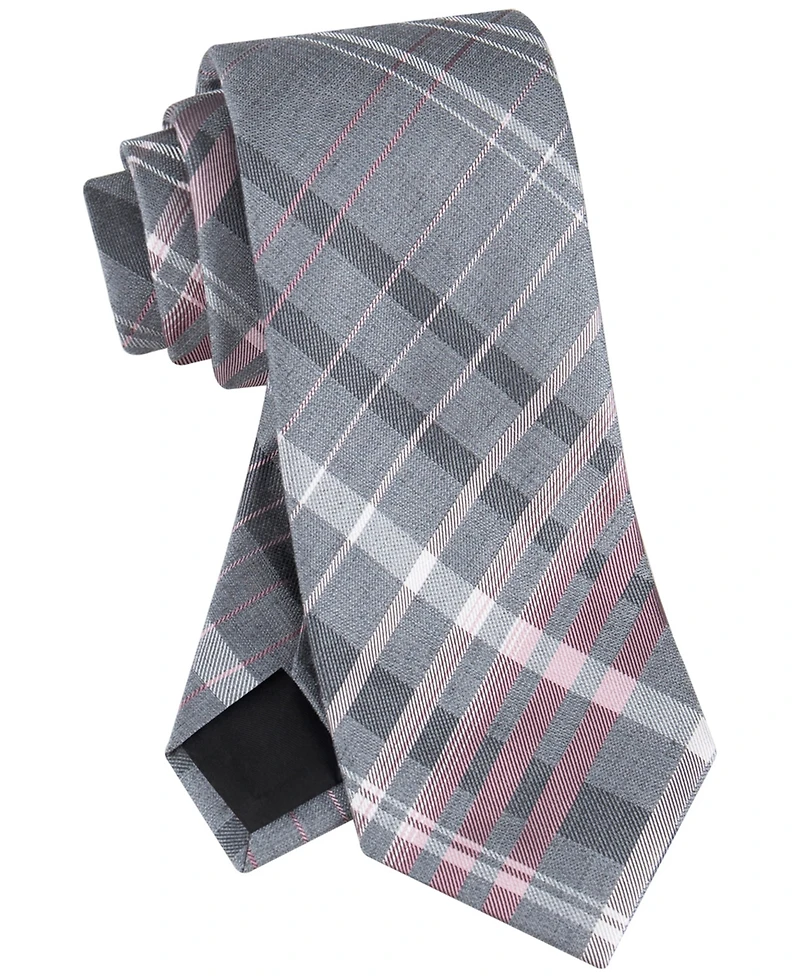 Calvin Klein Men's Large Ombre Grid Tie