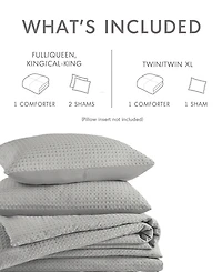 510 Design Mina Waffle Textured 2-Pc. Comforter Set, Twin/Twin Xl