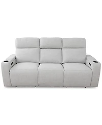 Greymel 84" Zero Gravity Fabric Sofa with Power Headrests, Created for Macy's