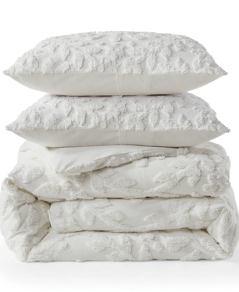 Peri Homeworks Chenille Laurel 3-Pc Comforter Set, King