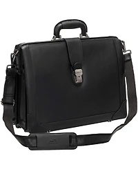 Mancini Men's Buffalo Luxurious Litigator Briefcase Pocket for 17.3" Laptop