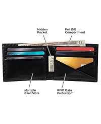 Kenneth Cole Reaction Men's Techni-cole Rfid Leather Slimfold Wallet