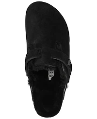 Birkenstock Women's Boston Shearling Suede Leather Clogs from Finish Line