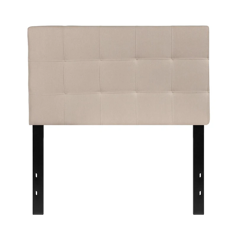 Quilted Tufted Twin Upholstered Headboard