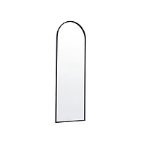 Muriel Arched Metal Framed Wall Mirror For Entryways, Dining Rooms, And Living Rooms