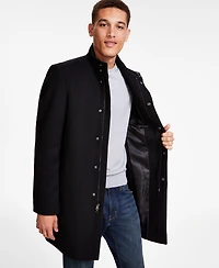 Calvin Klein Men's Mayden Slim-Fit Wool Blend Overcoat