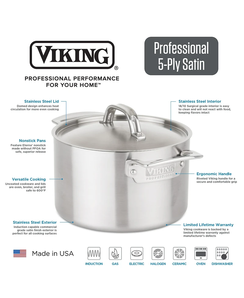 Viking Pro 5 Ply 3.4qt Casserole
