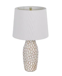 22.5" Height Finish Ceramic Table Lamp Set