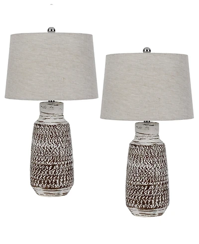 27" Height Ceramic Lamp Set