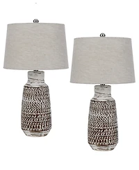 27" Height Ceramic Lamp Set