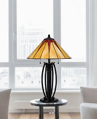 25" Height Metal and Resin Table Lamp