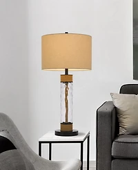 Bartow 32" Height Metal and Glass Table Lamp