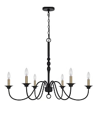 Marino 25" Height Metal Chandelier