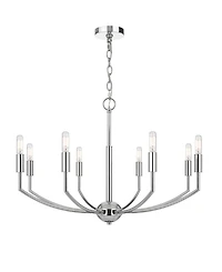 Maxton 8 Light 19" Height Metal Chandelier